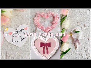 🌷✨5 Ideas | cute paper gifts | for friends, Gf, Bf #diy #papercraft #handmade