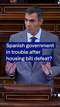 Spanish government in trouble after housing bill defeat? | DW News