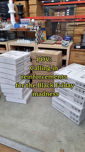 Apparently everyone decided this is the year they get a proper chess set. If you’ve already got your favourite set in mind, grab it while the stock lasts. #chessboard #BlackFridayDeals #GiftsForHim #giftideas #chessset | Chess World | Facebook