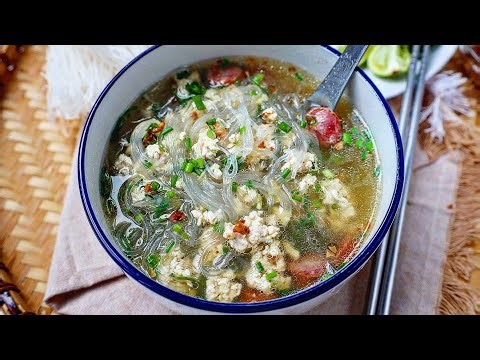 BEAN THREAD NOODLE SOUP: Mom's Recipe