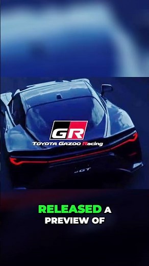 Toyota GR GT Supercar TEASED! Global Debut Dec 5th!