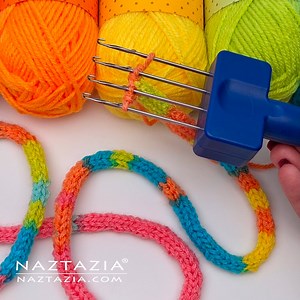 110K views · 1.5K reactions | Looking for an easy way to make an i-cord with yarn like a crochet and knitted one? This newer tool really helps! | Naztazia | Facebook