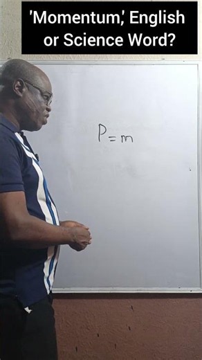 'Momentum,' English or Science Word?