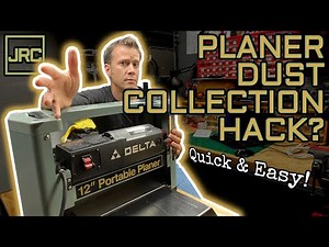 Dust Collector Hack for Delta 12" Planers (and similar) - quick, easy & cheap!