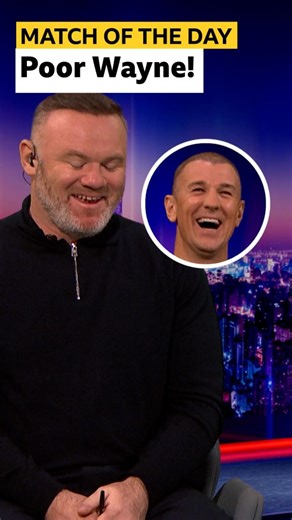 Match of the Day: Gabby Logan makes joke about Wayne Rooney