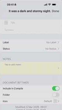 Scrivener for iPhone | How Icons Help You Write Smarter