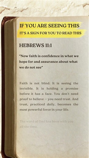 Faith Means Trusting God Before You See the Answer | Hebrews 11:1