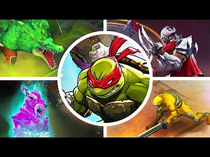 TMNT Splintered Fate - All Bosses + Ending [Roguelite]