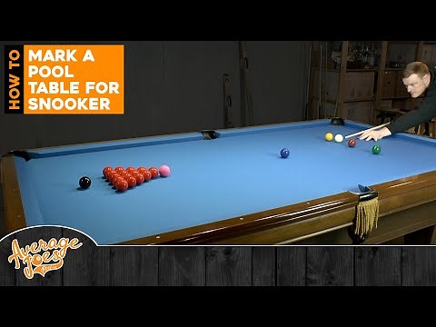 How to Mark Your Pool Table for Snooker - FULL DIY GUIDE!