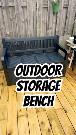 Storage Bench Assembly in 30 seconds