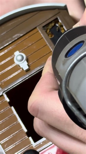 Toby shell window cutting , It will neat when I’m done trust me! 😅 #thomasandfriends