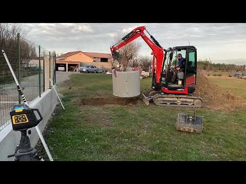 Pose buse puits perdu