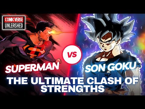 Superman vs Goku: Who is Stronger? Epic Showdown of Superheroes!