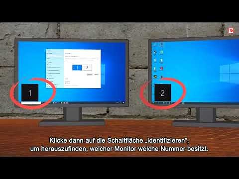 So tauschen Sie Bildschirm 1 und 2