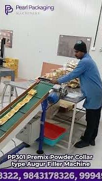 Premix Powder Collar Type Auger Filler Machine | Accurate & Hygienic Powder Packing Solution