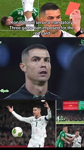 35K views · 1.3K reactions | Cristiano Ronaldo Hit With Mandatory Three-Game Ban After Red Card Incident #Ronaldo #CR7 #RedCard #ThreeGameBan #Portugal #FootballNews #BreakingNews #SpeedoAudio | Wontumi.Sports | Facebook