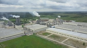 Wood processing plant - Free Stock Video