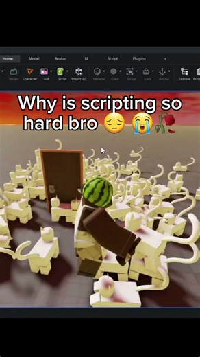 can't even script a door 🥀😭 #funny #memes #roblox #cool #shorts #robloxstudio