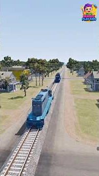 “Train Crash Challenge 🚆💥 | Super Fast Cartoon Train Accident | Magic Play Kids”