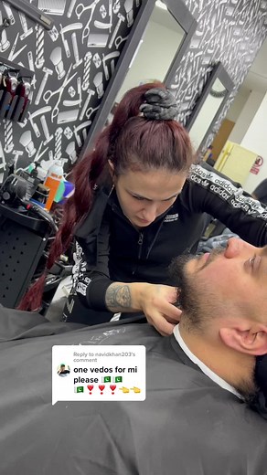 Expert Haircut Techniques from a Stylish Lady Barber