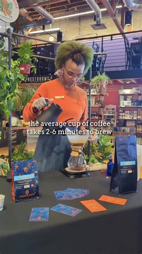 Your morning coffee didn’t happen overnight. ☕️🌱 From seed to cup, coffee is a year-long journey. 🍒 9 months for cherries to ripen on a mature plant 🚢 3-9 months of harvesting, processing, and shipping A cup of coffee can be brewed in 2–6 minutes. Every sip carries seasons of patience, skilled hands, and care, especially from the women farmers and their teams, who we’re proud to source from. So just know, this cup has been waiting for you for years. 💛