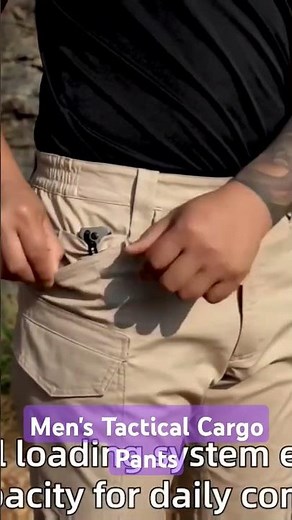 Men's Tactical Ripstop Cargo Pants | Outdoor Hiking & Workwear with Maximum Utility