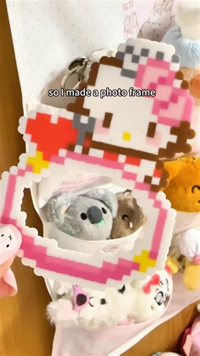 I Made a Beaded Photo Frame with Pixie Beads | Cute DIY Pixel Craft #pixelart #fusebeads #craft #diy