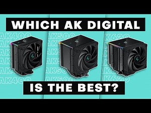 Deepcool AK400 Digital/AK500 Digital/AK620 Digital vs LS720SE AIO 🤨