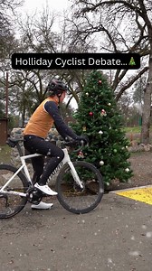 The holidays are about togetherness… And absolutely ruining it with cycling debates 🎄😅 Choose wisely 👇 #cyclinglife #performancebicycle | Performance Bicycle