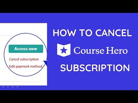 How can I cancel my Course Hero subscription 2023 | cancel subscription on the Course Hero app