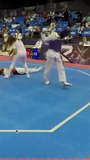 What do you call this kick? 🤔🤯 Beautiful KO by @tkdtomi08 💥 Follow @totalkombat_ for more martial arts action 🥋 #MartialArts #Taekwondo #Karate #Kickboxing #MMA #TotalKombat #TKD #ScoprionKick #Fighting | Total Kombat