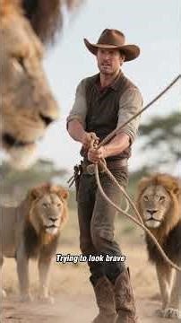 Cowboy vs. Lions… #animation #story #comedyshorts #comedy #youtubeshorts #shorts #cowboys #lions