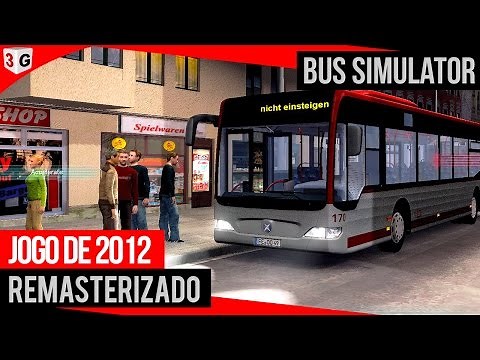 Bus Simulator 2012 - Jogo Incrível Remasterizado + Logitech G27