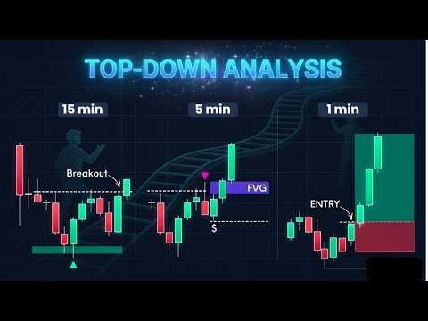 Top Down Analysis Masterclass || Multiple Timeframe Decoding