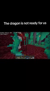 Minecraft Ender Dragon fight: We lived — Nether & dying moments