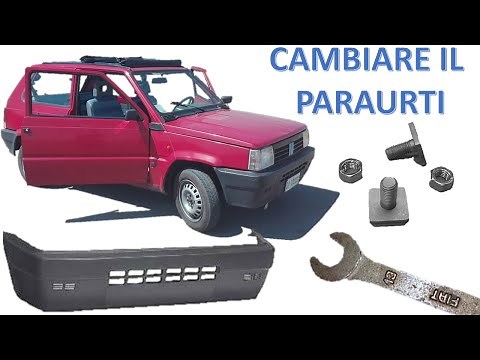 Come cambiare il paraurti della panda