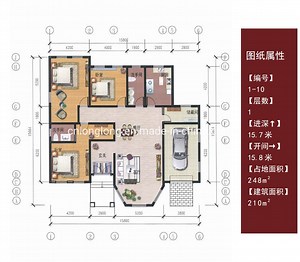 [Hot Item] Prefabricated Building Low-Rise Building Light Guage Steel Structure House 1-10