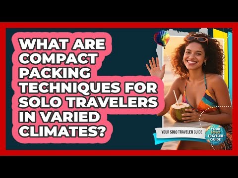 What Are Compact Packing Techniques For Solo Travelers In Varied Climates?