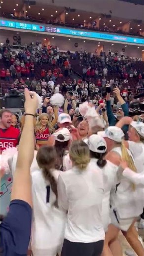 Gonzaga WBB punches their ticket to the NCAA Tournament with a 76-66 win over Oregon State!