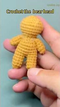 How to Crochet a Cute Teddy Bear Head