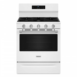 Reviews for Maytag 30 in. 5-Burners Freestanding Gas Range in White with Power Burner | Pg 1 - The Home Depot