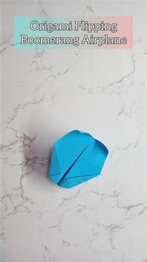 Origami Flipping Boomerang Airplane | A5 Paper Plane Tutorial | Stop Motion Origami