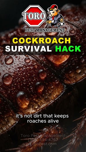 Cockroach Survival Hack #viral #didyouknow #weirdfacts #insects #bugfacts