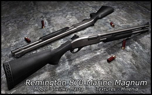 Remington 870 on Bobito Pawner's Animations addon - Half-Life: Blue Shift