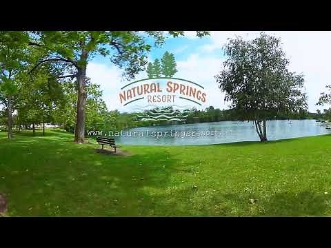 Natural Springs Resort New Paris Ohio - Lake 360 Video Tour