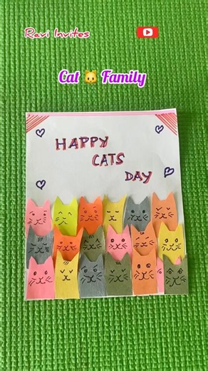 Paper Craft #cat #catfamily #funnycats #shorts #shortsfeed #shortsviral #trending #tomandjerry