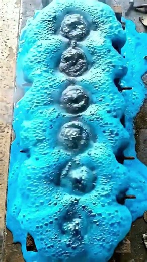 Satisfying Chemical Cleaning: Heavy Duty Engine Head Restoration #automobile #shorts #asmr