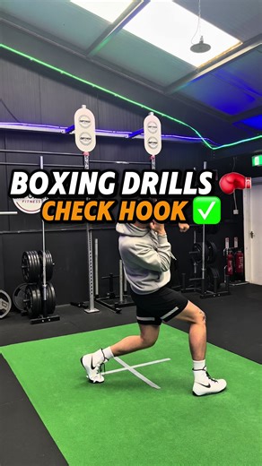 BOXING DRILLS FOR CHECK HOOK! 🥊🦊 . . . . . #boxing🥊 #boxeo #boxingtraining #boxingdrills #boxer