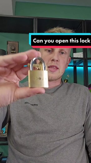 Can you open this strange padlock?!! #puzzle #puzzles #lockpicking #amazing