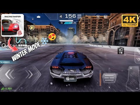 Racing Master New Update Winter Mode😍 Lamborghini Reventon Max Graphics Gameplay 4k60FPS